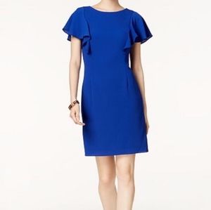 👗Jessica Howard Flutter Sleeve Dress💙